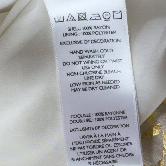 KIMCHI BLUE Women's Gold Star Halter Mini Rayon Dress Size M - Picture 9 of 10